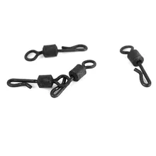 25 шт./компл. рыболовный шарнир из нержавеющей стали q-образные быстроходные шарниры терминал рулон тела Карп Крюк PESCA снасти аксессуар