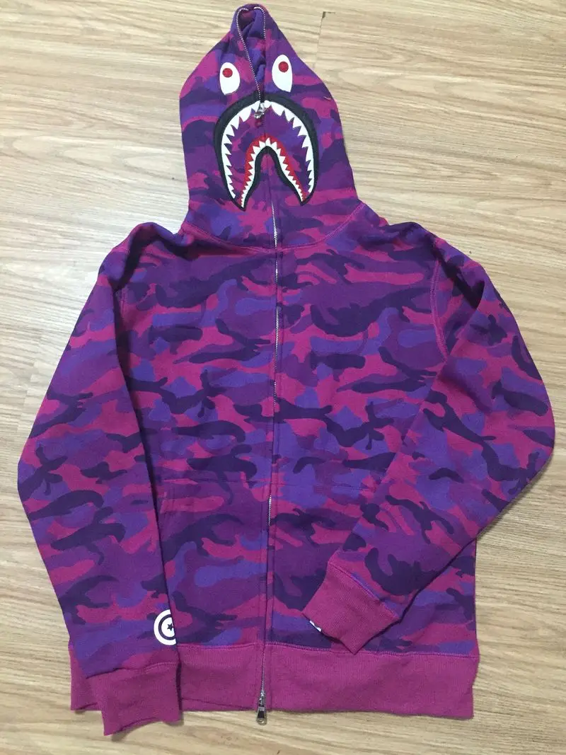 camo Shark Hoodies Full 