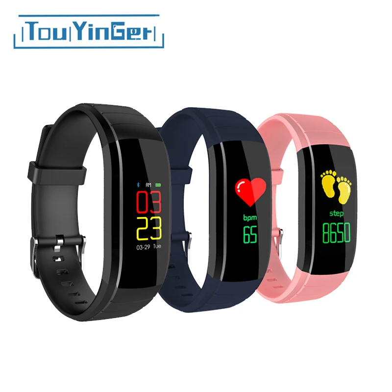 

UPX Smart Band Wristband Blood Pressure Monitor Color Screen Heart Rate Fitness Tracker Sport Smart Bracelet VS Xiaomi Miband 2