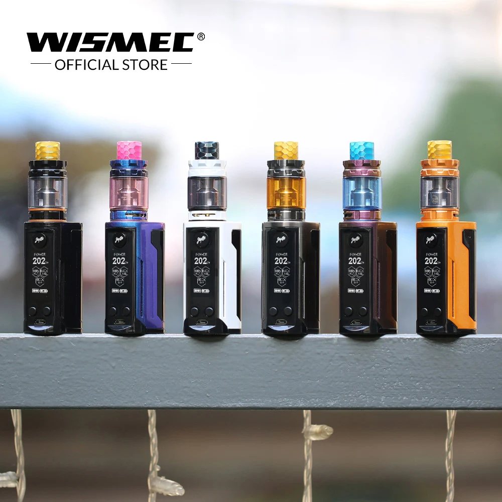USA Warehouse Wismec Reuleaux RX GEN3 Dual with GNOME King Tank 5.8ml Powered by 18650 Battery Electronic cigarette Vape kit