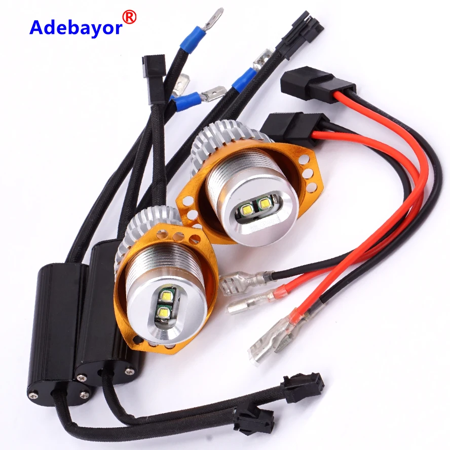 2 шт. прямая замена без ошибок 20 Вт T6 ангельские глазки светодиодная лампа