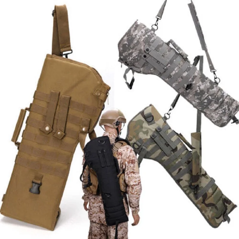

Hunting Molle Floding Rifle Shoulder Tactical Bag Scabbard Pouch Pack