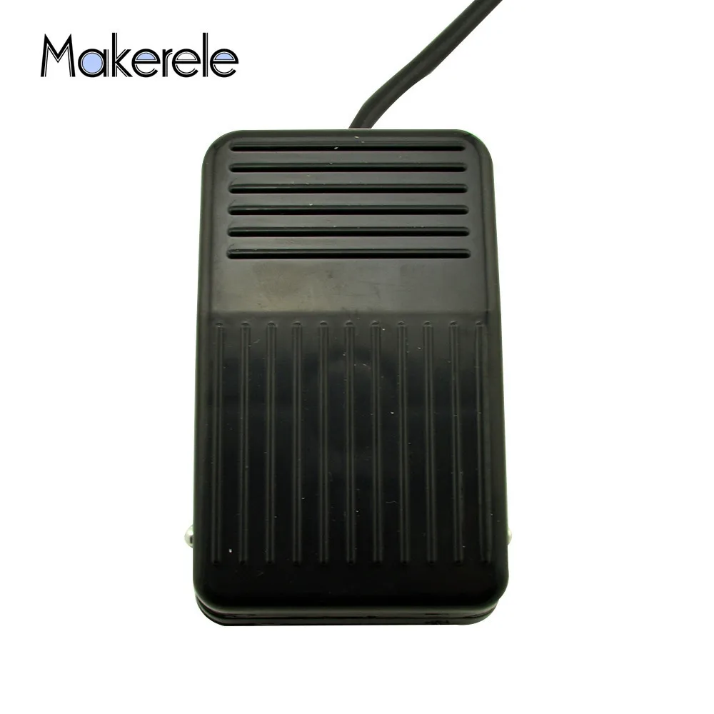 

Hot Foot Pedal Switch Plastic IMC SPDT Nonslip MKYDT1-1P Metal Momentary Electric Power New Black Wired Mini Size Heavy Duty