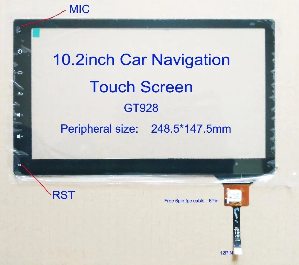 

10.2 inch Navigation Touch Screen for Fit CX-5 Compass Highlander Atezi K5 Universal Screen 248.5*147.5mm