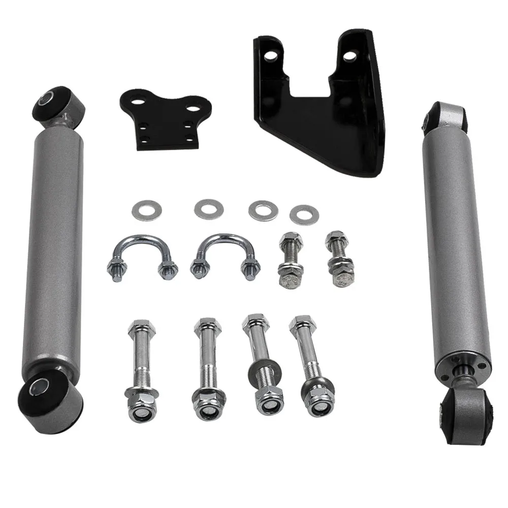 

Dual Steering Stabilizer Absorbed Cylinder Kit For Jeep Wrangler YJ Dual Steering Stabilizer Shock Absorber Kit 1987-1995