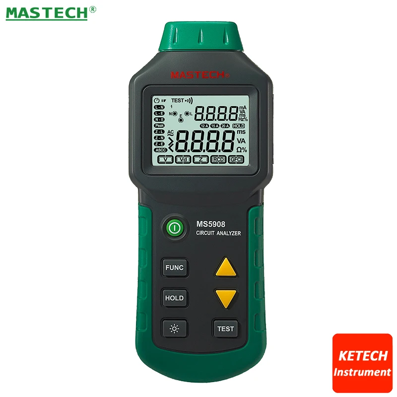 TRMS Напряжение УЗО тестер rcd анализатор цепи метр MS5908|voltage tester|meter voltagevoltage meter |