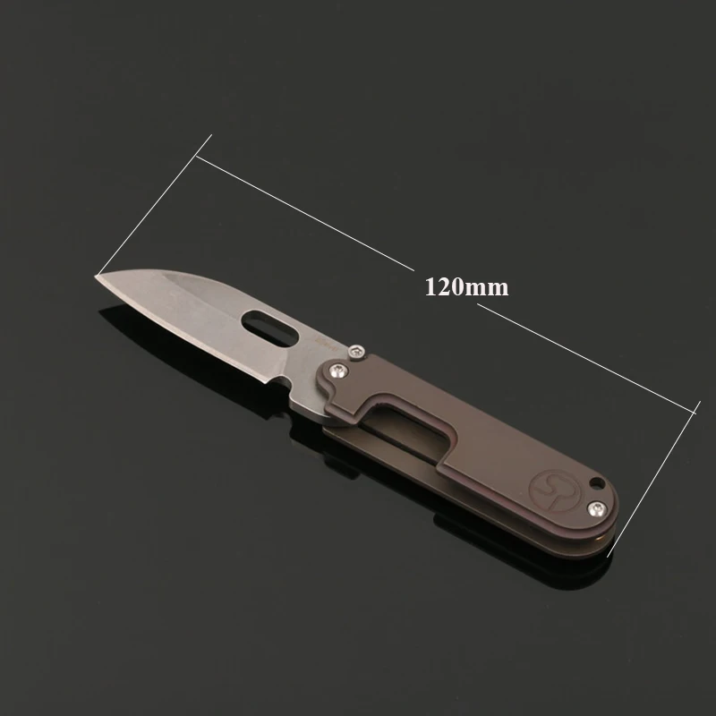 S35VN порошок стальной нож лезвие EDC Фруктовый Мини быстро открывающийся складной 2