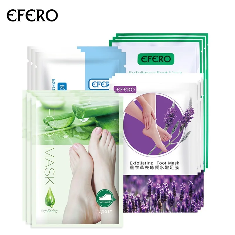 

EFERO Foot Peel Remove Dead Skin Foot Peeling Mask Exfoliating Sock Foot Care Baby Feet Mask Socks For Pedicure 12Pairs=24pcs