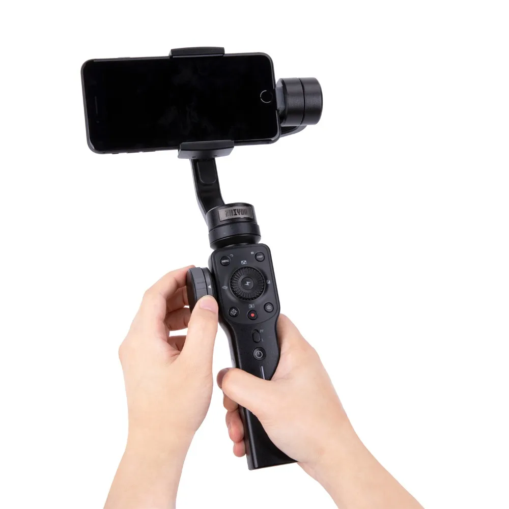  ZHIYUN Smooth 4 Stabilizer for Phone for iPhone X Xs Max Samsung S8 & Action Camera 3 Axis Handheld