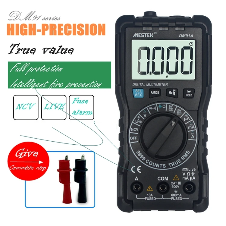 DM91 series handheld digital multimeter ,Multi function tester, in