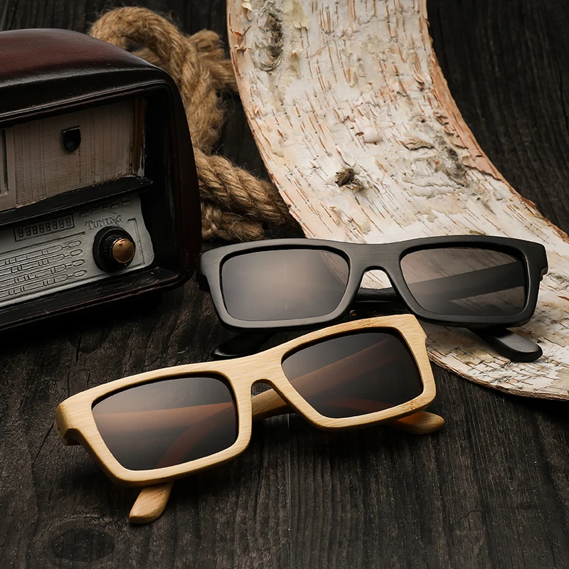 Kopen Hoge hoeveelheid Klassieke Bamboe Hout zonnebril Mannen Vrouwen Merk Designer Gepolariseerde UV400 eyewear
