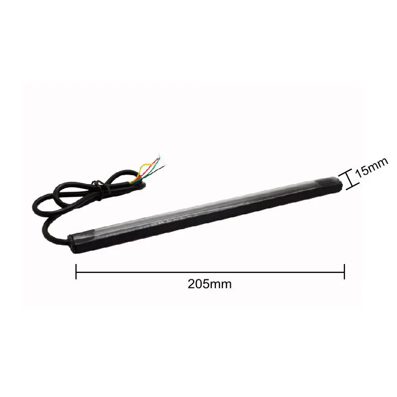 Универсальная гибкая 32 светодиодный лента для мотоцикла светильник стоп сигнал