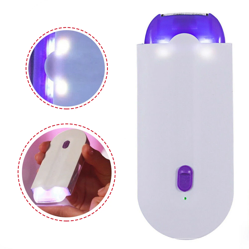 Портативный женский эпилятор, USB Перезаряжаемый инструмент для удаления волос, роторная бритва, для тела, для лица, для ног, бикини, для губ, эпилятор, лазер, США/ЕС/Великобритания, штекер