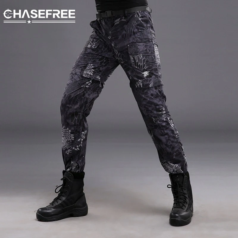 

Men Summer Quick-Drying Military Tactica Pants Mountain Pants Casual Trousers Breathable Waterproof Pants Detachable Trousers