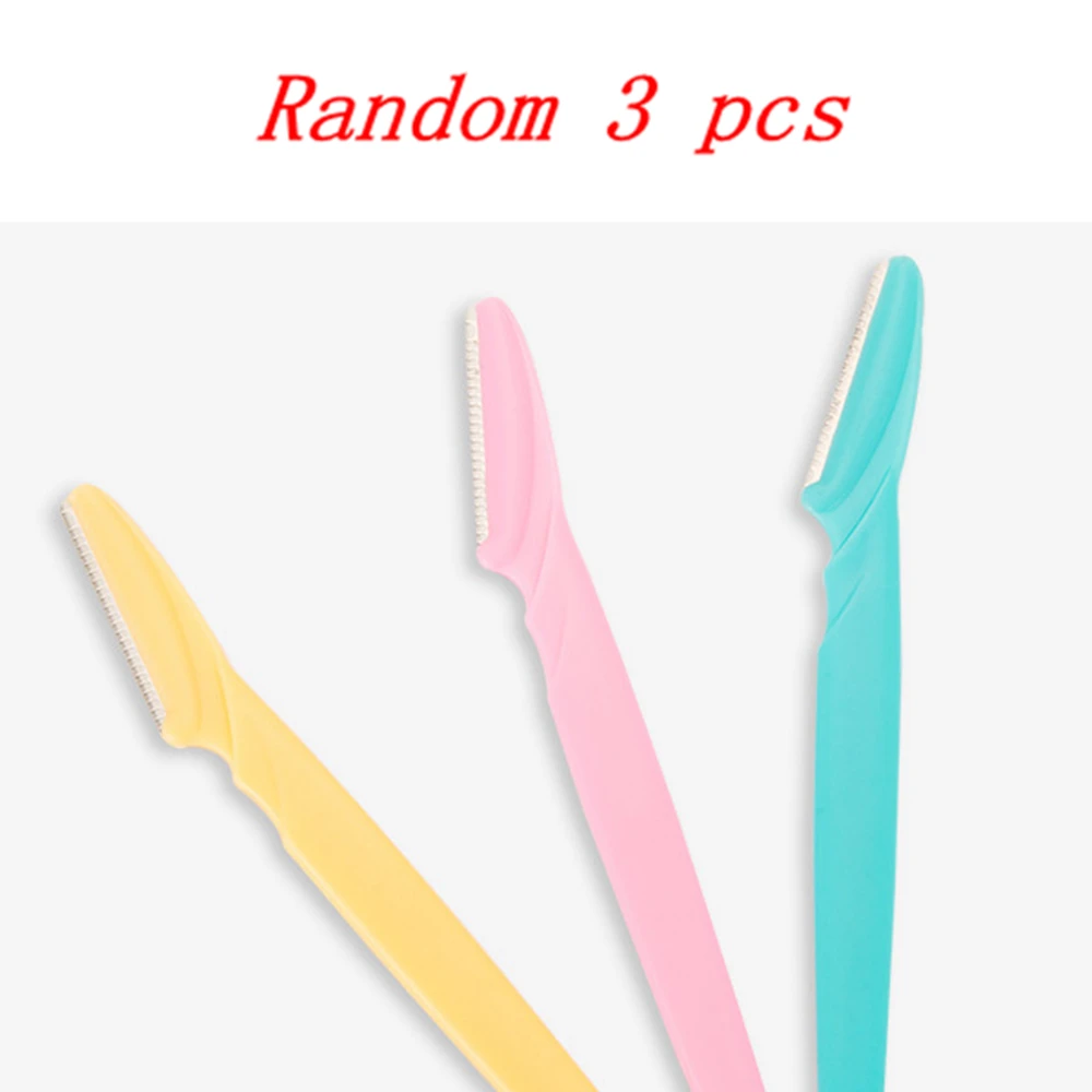 

3Pcs Women Facial Face Razor Eyebrow Trimmers sharp Mini Makeup Knife