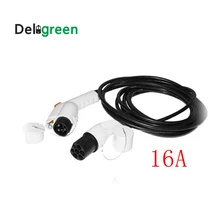 QNBBM 16А тип 1 к Тип 2 IEC62196 ev зарядное устройство с 5 м TUV/UL кабели