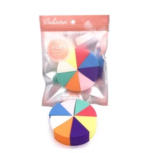 8 шт. косметическая пудра Puff треугольной формы мягкий яркий цветной латекс макияж для женщин Прямая поставка