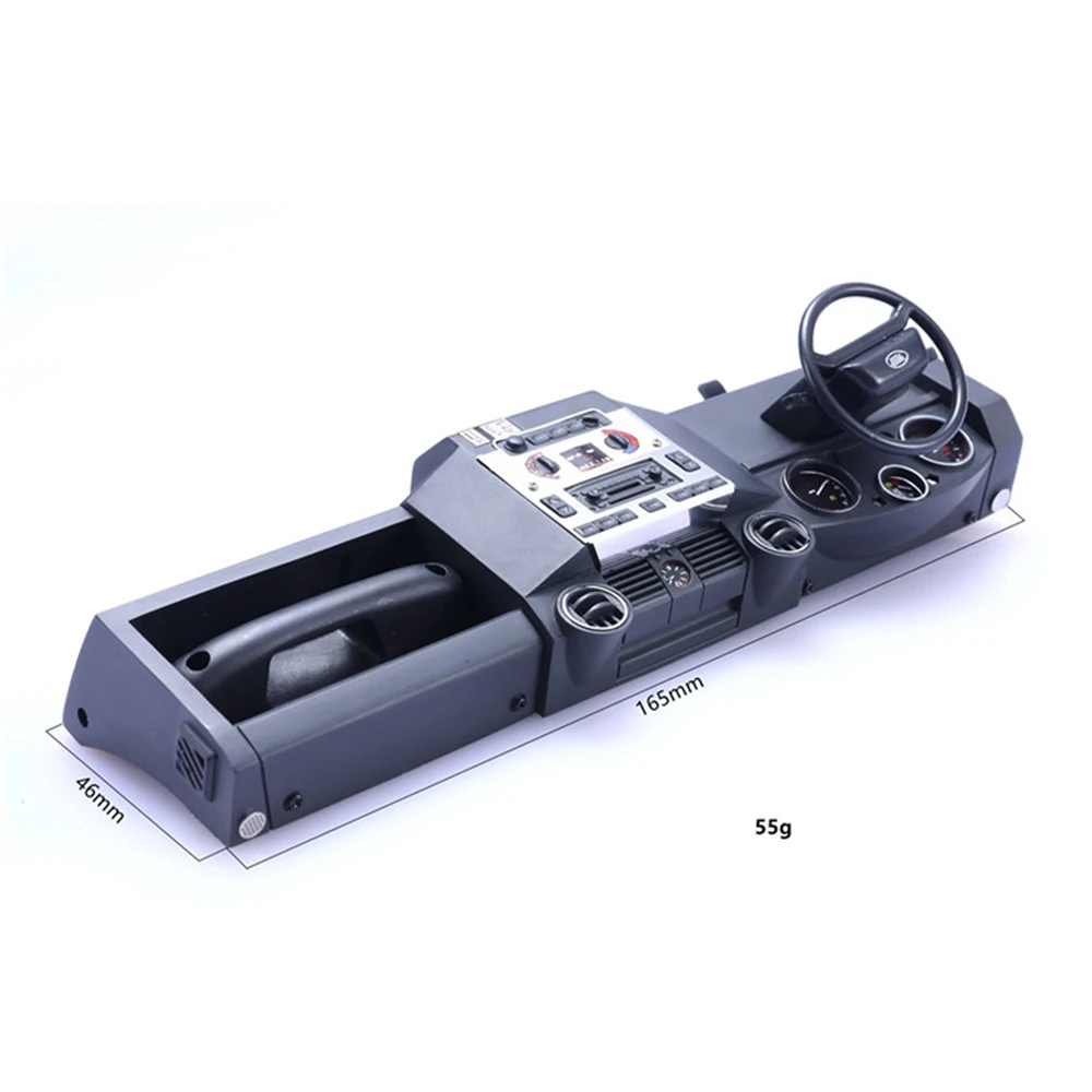 Имитационные комплекты центральной консоли для Traxxas TRX4 Land Rover Defender RC Car DIY часть Dial Light Integration автономный вентилятор
