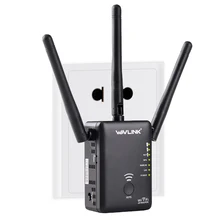 Wavlink AC750 wi-fi ретранслятор/Маршрутизатор Dual Band WI-FI Range Extender wifi усилитель сигнала С Тремя Внешними Антеннами 802.11a/б/н