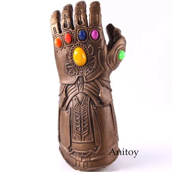 

Marvel Infinity War Avengers: Endgame Thanos Cosplay Figure Gloves 1:1 With LED Light Collectible Model Toy 34cm