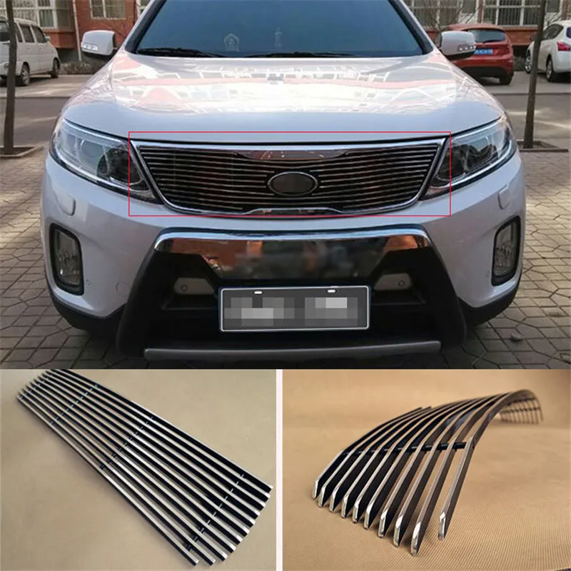 

Aluminium Front Center Racing Grills Billet Grille Cover For Kia Sorento 2013