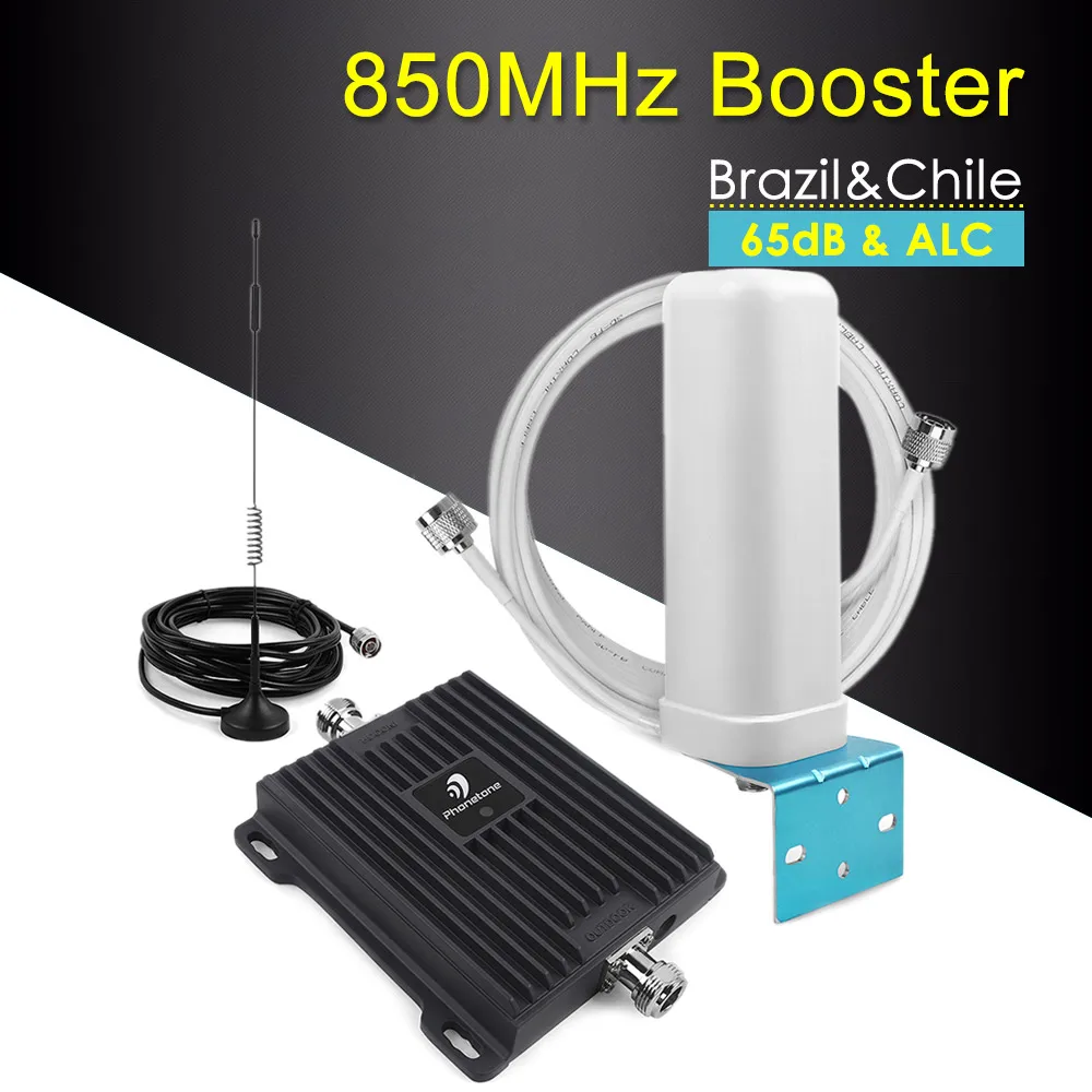 

65dB Band 5 850MHz CDMA Repeater 2G 3G Mobile Phone Signal Booster Cell Phone Amplifier Cellular booster 3g GSM 850mhz Repeater