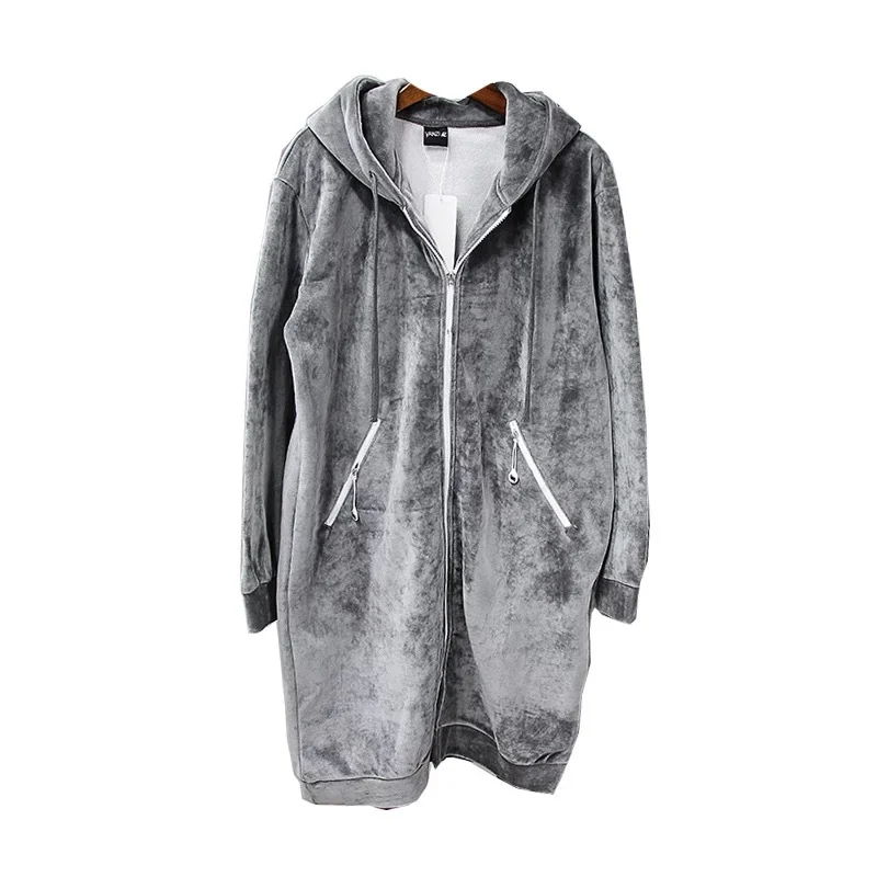 New Autumn Coat Women Fleece Jacket Thick Warm Hooded Basic Coats Jacket