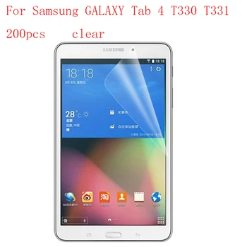 

Transparent Lcd Screen Protector Film for Samsung Tab 4 T330 T331 explosion-proof membrane without retail packing 200pcs/lot