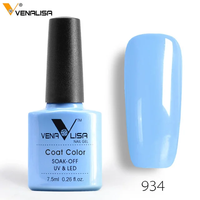 Золотой 61508 бренд Venalisa горячие продать soak off uv Гель 60 цвета 7,5 мл ужин сверкающих зеркальный эффект гель для ногтей лак для ногтей - Цвет: Золотой