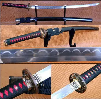 

Full Tang Clay tempered Fold Steel Blade Japanese Samurai Sword KATANA Sharp 820