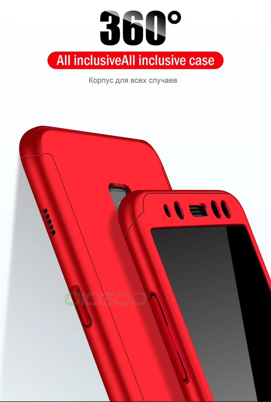 OICGOO 360 Полный чехол для Samsung Galaxy A7 A6 A8 J4 J6 J8 Plus чехлы для телефонов для Samsung Galaxy A5 A7 чехол