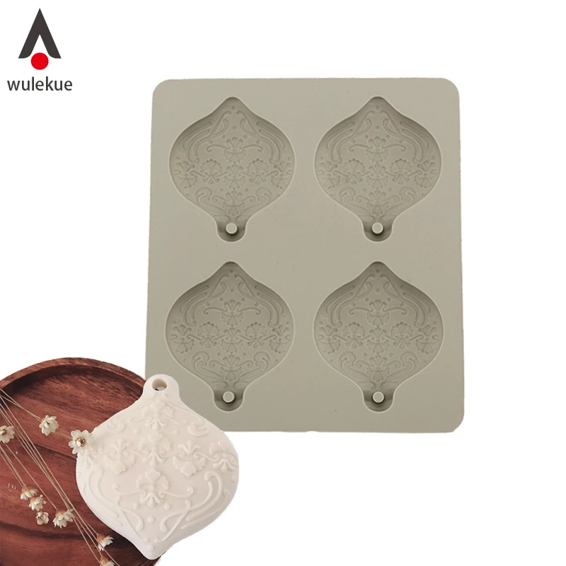 

Wulekue DIY Silicone Gallipot Shape Aromatherapy Wax Mold 4 Cavity Perfume Soap Resin Craft Mould Handmade Tool