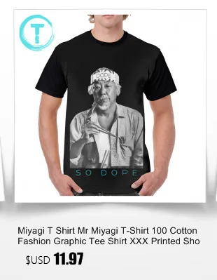 Мальчик каратист футболка мальчик каратист-Mr Miyagi-Daniel футболка Веселая печатная графическая модная футболка полиэстер Мужская футболка