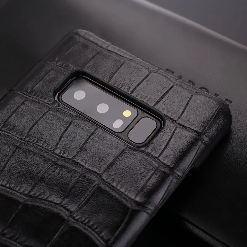 Чехол MAKEULIKE из натуральной кожи для samsung Galaxy Note 8, Чехол Аллигатор, задняя крышка для телефона, чехол для samsung Galaxy S9 Plus Note8