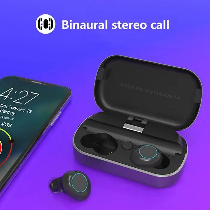 Стерео беспроводные Bluetooth наушники гарнитура для iPhone samsung Xiaomi Водонепроницаемая стерео шумоподавляющая гарнитура наушники