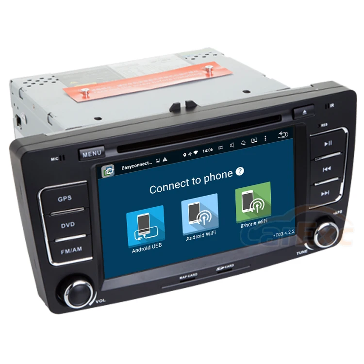 2G ram Android 9,0 Автомобильный мультимедийный стерео плеер для Skoda Octavia с DVD gps навигация WiFi bluetooth-гарнитура