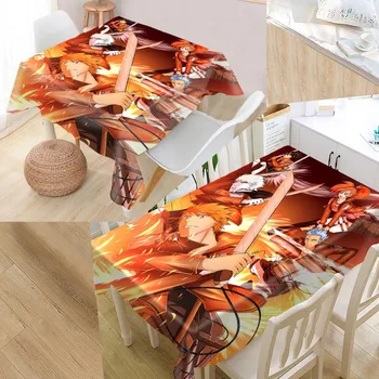 

Best Bleach Anime Custom Table Cloth Rectangular Oxford Print Waterproof Oilproof Square Table Cover Party Tablecloth