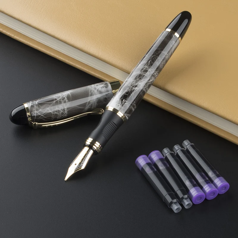 2018 New Arrival jinhao Luxury High Quality Metal Black Ink Fountain