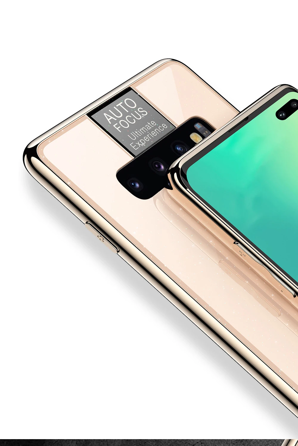 Ikrsses для samsung Galaxy S10 плюс роскошный закаленное оргстекло hard shell задней панели и мягкой ТПУ границы для Galaxy S10 e крышка