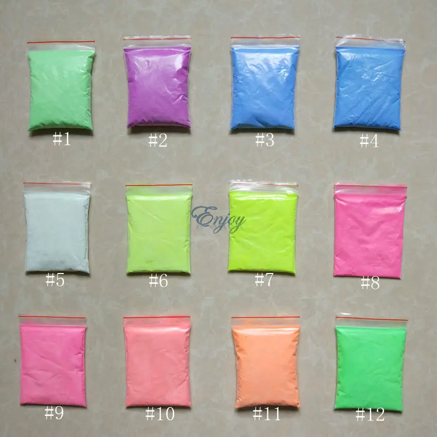 glowing powder
