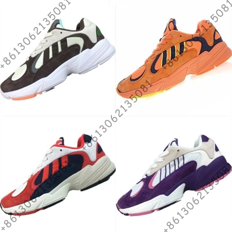2018 Yung кожа и сетки повседневные кроссовки из проветриваемой ткани оригиналы Dragon Ball x Yung EVA амортизацию повседневная обувь