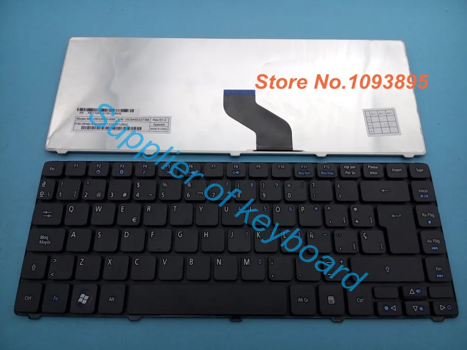 Новая испанская клавиатура для ноутбука Packard Bell ENNM85-651 MS2303 испанская клавиатура