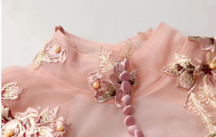 Это Yiya Выпускные платья розовый Высокий воротник с длинными рукавами трапециевидной формы длиной до пола Длинные вечерние платья на заказ плюс размер Выпускные платья E276