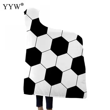 

3d Ball Large Hooded Blanket For Adults Body Cloak Full Cover Wearable Throw A Blanket For Beds Newborns Weighted Blankets Throw