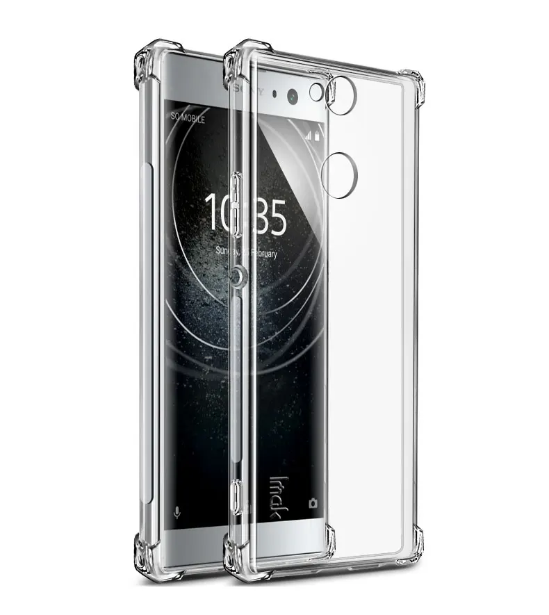 IMAK углы чехол с "воздушной подушкой" для sony Xperia XZ1 XZ3 Compact XZ2 Premium XA1 Plus L2 XA2 Ультра мягкий ТПУ чехол s Матовая силиконовая крышка