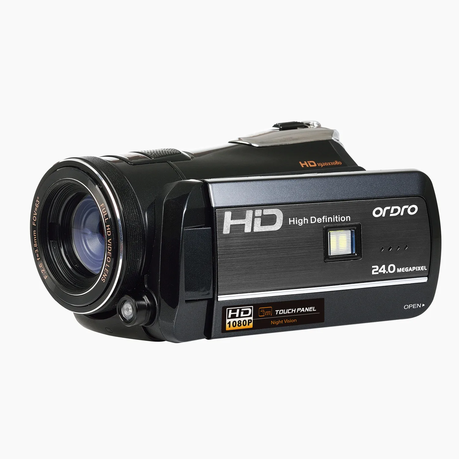 Для камеры с высоким уровнем записи видео ORDRO 1080P Full HD видеокамера с широкоугольным объективом ЖК ночного видения Wifi камера
