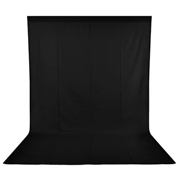 

Neewer 9x13FT/2.8x4M Photo Studio 100% Pure Muslin Collapsible Backdrop Background for Photography/Video/Televison Black/White