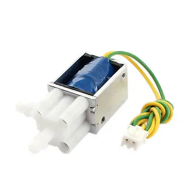 

High quality  23cm Wired 50% Double Outlet Electromagnet Solenoid Valve DC12V 0.4A 4.8W Free shipping