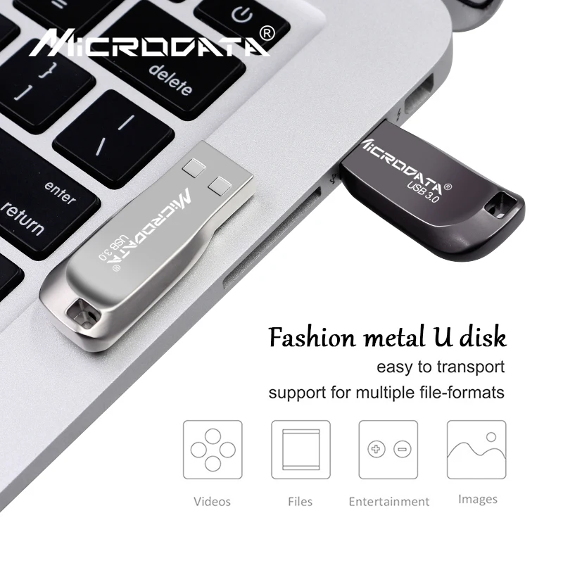 USB 3 0 металлический водонепроницаемый флеш накопитель 32 ГБ 64 128 ГБ|USB