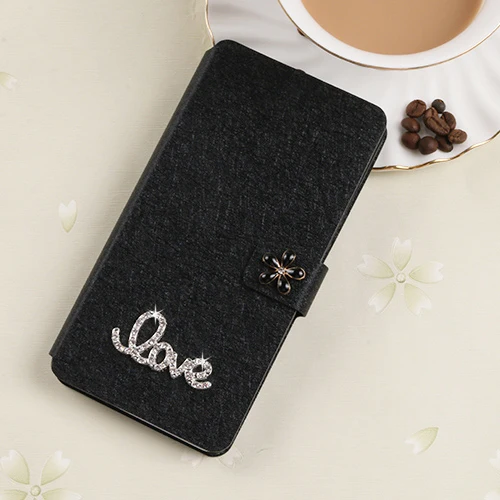 Black Love W Чехол-книжка для Doogee X50 X53 X55 X60L X70 fundas, стильный кожаный силиконовый чехол-Кошелек Для Doogee X 50 53 55 60L 70, чехол с подставкой - Цвет: Black Love W